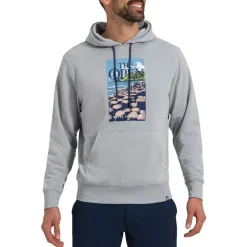 FootJoy Tröjor Herr-2025 Open Hoodie Grå Grey