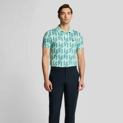 Lyle & Scott Byxor Herr-5 Pocket Golf Blå Navy (Z271)