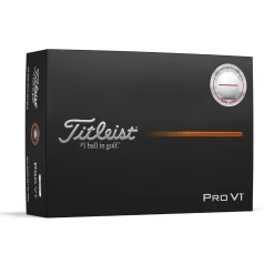 Titleist Tourbollar-25 Pro V1 Perf Align White-Red