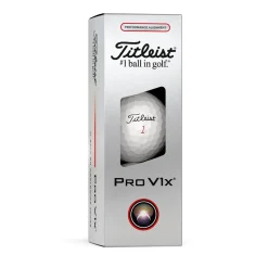 Titleist Tourbollar-25 Pro V1X Perf Align White-Red