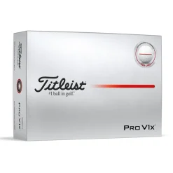 Titleist Tourbollar-25 Pro V1X Perf Align White-Red