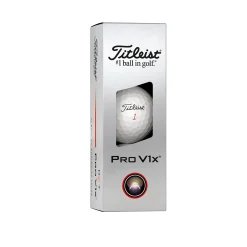 Titleist Tourbollar|Simulatorbollar-2025 Pro V1x RCT 3-Balls Vit White