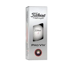 Titleist Tourbollar|Simulatorbollar-2025 Pro V1x RCT 3-Balls Vit White