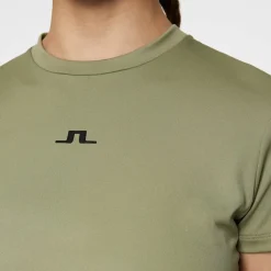 J.Lindeberg Pikétröjor Dam-Ada T-Shirt Oil-Green