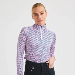 Röhnisch Tröjor Dam-Addy Long Sleeve Logo-Rose