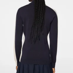 J.Lindeberg Tröjor Dam-Adia Knitted Sweater Blå JL Navy