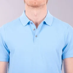 Cutter & Buck Pikétröjor Herr-Advantage Blå Ljusblå (Lt Blue509)