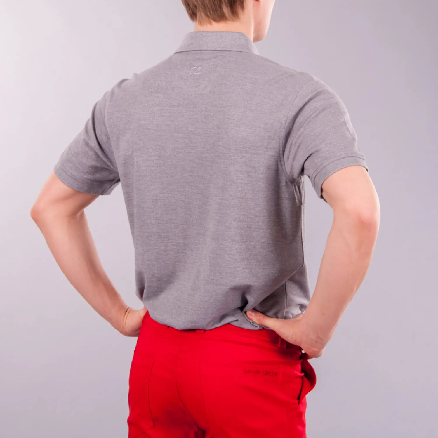 Cutter & Buck Pikétröjor Herr-Advantage Grå Grå (95)