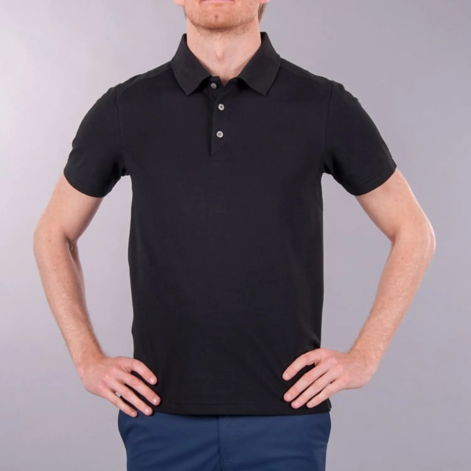 Cutter & Buck Pikétröjor Herr-Advantage Svart Svart (99)