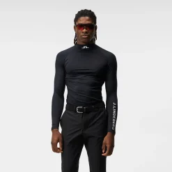 J.Lindeberg Tröjor Herr-Aello Soft Compression Svart Black