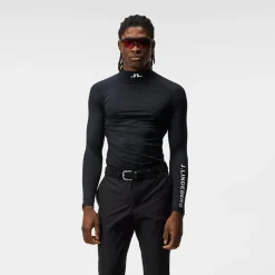 J.Lindeberg Tröjor Herr-Aello Soft Compression Svart Black