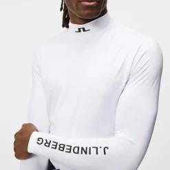 J.Lindeberg Tröjor Herr-Aello Soft Compression Vit White