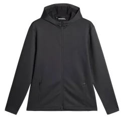 J.Lindeberg Tröjor Herr-Aerial Full Zip Hood Asphalt