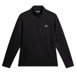 J.Lindeberg Tröjor Herr-Aerial Quarter Zip Mid Layer Svart Black