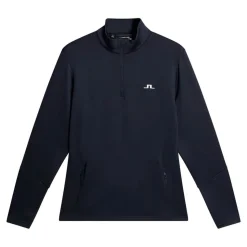 J.Lindeberg Tröjor Herr-Aerial Quarter Zip Mid Layer Blå JL Navy