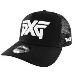 PXG Kepsar-A-Frame 9Forty Snapback Trucker Cap Svart