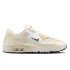 Nike Herrskor-Air Max 90 G Nrg Open White-Metallic Gold-Sail