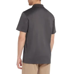 PGA Tour Pikétröjor Herr-Airflux Solid Mesh Asphalt (067)