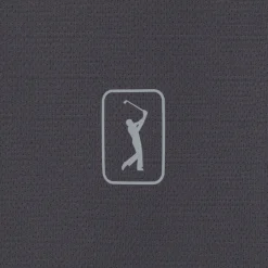 PGA Tour Pikétröjor Herr-Airflux Solid Mesh Asphalt (067)