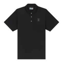 PGA Tour Pikétröjor Herr-Airflux Solid Mesh Svart Caviar (002)