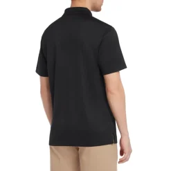 PGA Tour Pikétröjor Herr-Airflux Solid Mesh Svart Caviar (002)