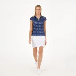 Func Factory Pikétröjor Dam-Alice Blue Print (845)