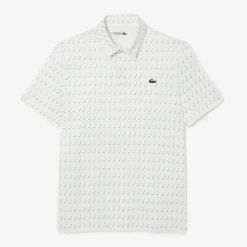 Lacoste Pikétröjor Herr-All Over Print Flour (8IG)