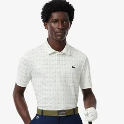 Lacoste Pikétröjor Herr-All Over Print Flour (8IG)