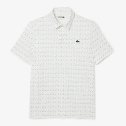 Lacoste Pikétröjor Herr-All Over Print Flour (8IG)