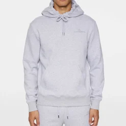 J.Lindeberg Tröjor Herr-Alpha Hood Light-Grey-Melange