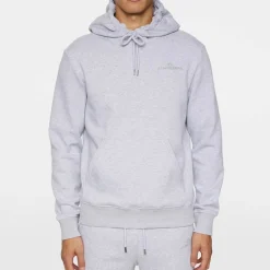 J.Lindeberg Tröjor Herr-Alpha Hood Light-Grey-Melange