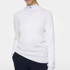 J.Lindeberg Tröjor Dam-Amaya Knitted Sweater Vit White