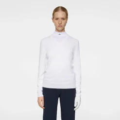 J.Lindeberg Tröjor Dam-Amaya Knitted Sweater Vit White
