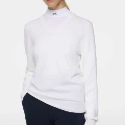 J.Lindeberg Tröjor Dam-Amaya Knitted Sweater Vit White