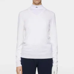 J.Lindeberg Tröjor Dam-Amaya Knitted Sweater Vit White