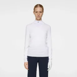 J.Lindeberg Tröjor Dam-Amaya Knitted Sweater Vit White