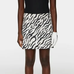 J.Lindeberg Skorts & Kjolar-Amelie Mid Print Skirt Tour-Tiger-Moonbeam-M