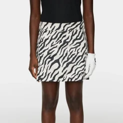 J.Lindeberg Skorts & Kjolar-Amelie Mid Print Skirt Tour-Tiger-Moonbeam-M