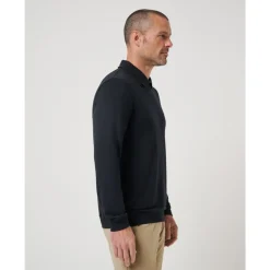 Travis Mathew Tröjor Herr-Amenities Collar Cre Svart Black