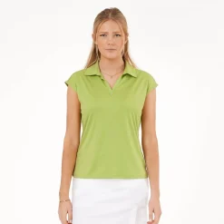 Func Factory Pikétröjor Dam-Amy Soft Green (412)