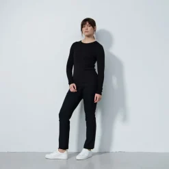 Daily Sports Tröjor Dam-Ancona Ls Round Neck Svart Black