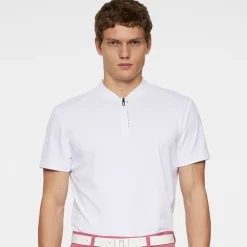 J.Lindeberg Pikétröjor Herr-Anton Polo Vit White