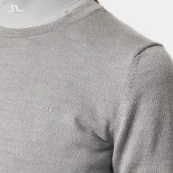 J.Lindeberg Tröjor Dam-Aria Knitted Sweater Light-Grey-Melange