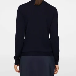 J.Lindeberg Tröjor Dam-Aria Knitted Sweater Blå JL Navy