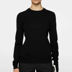 J.Lindeberg Tröjor Dam-Aria Knitted Sweater Svart Black