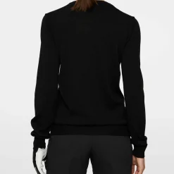 J.Lindeberg Tröjor Dam-Aria Knitted Sweater Svart Black
