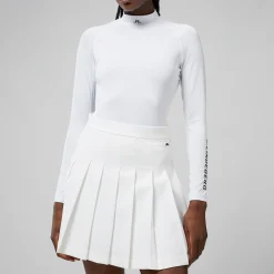 J.Lindeberg Tröjor Dam-Asa Soft Compression Top Vit White