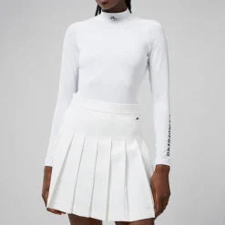 J.Lindeberg Tröjor Dam-Asa Soft Compression Top Vit White