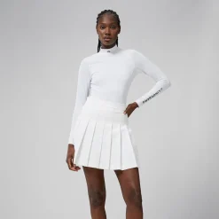 J.Lindeberg Tröjor Dam-Asa Soft Compression Top Vit White