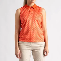 Cross Sportswear Pikétröjor Dam-Azahara SL Poloshirt Blush Beauty (415)